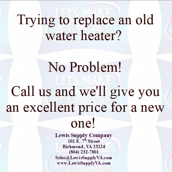 Water Heater Specials