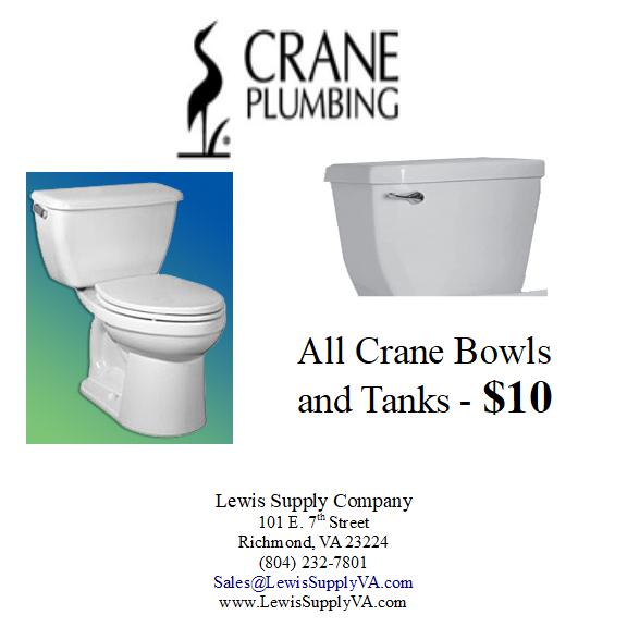 Crane Toilet and Tanks Sale