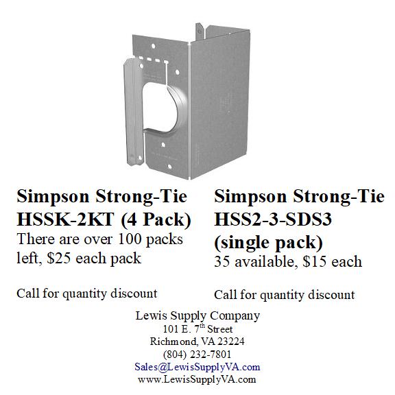 Simpson Strong-Tie Sale